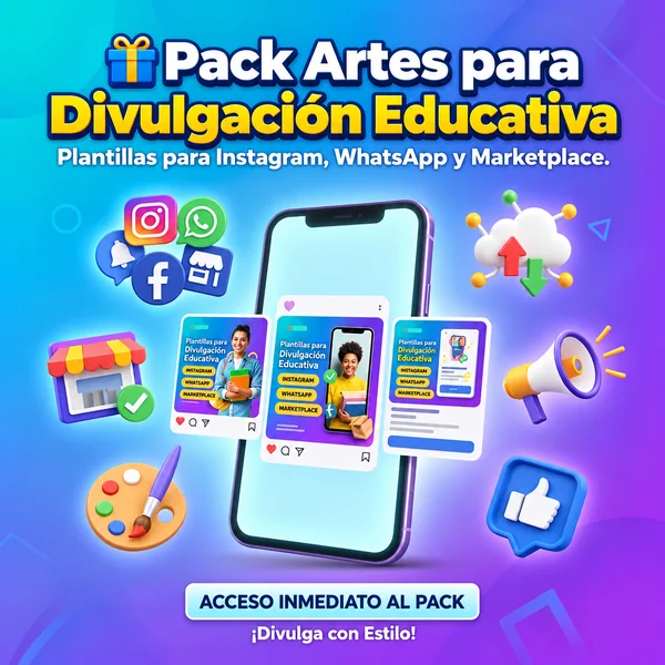 Pack de Artes para Divulgación