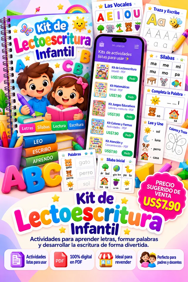 Kit de Lectoescritura Infantil